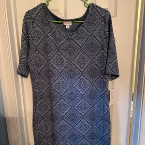 Lularoe Jacquard fabric Julia dress